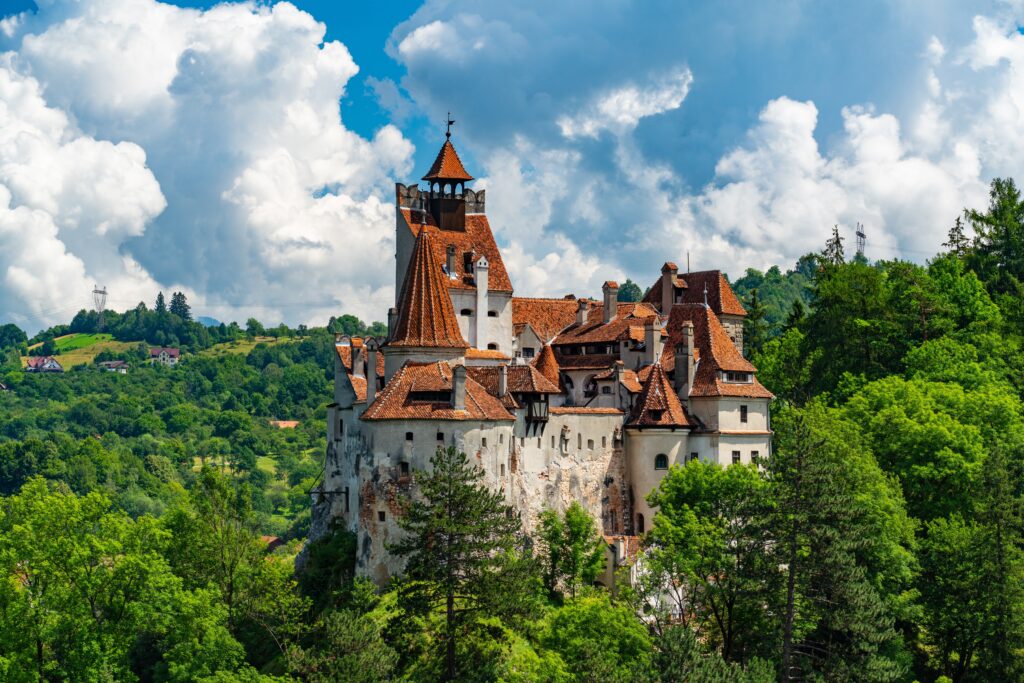 Rural castle in Romania